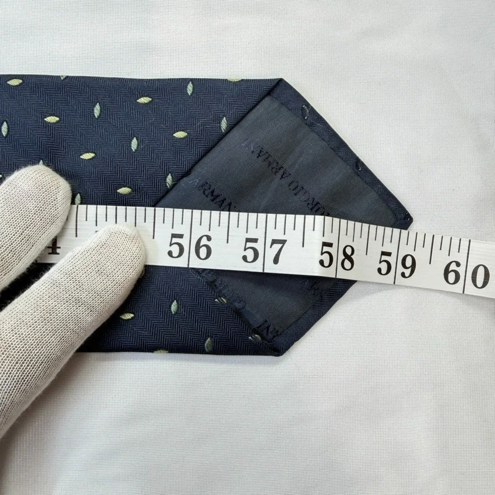 Armani Collezioni Neck Tie Navy Silk 59